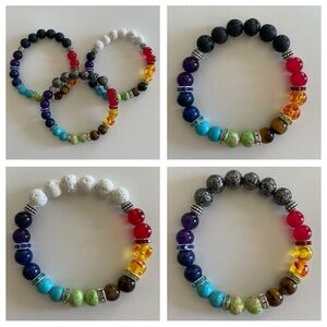 3 Piece Chakra Bracelet Set